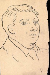 A sketch of Reverdy by Picasso.