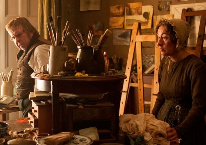 A scene from Mike Leigh's "Mr Turner"