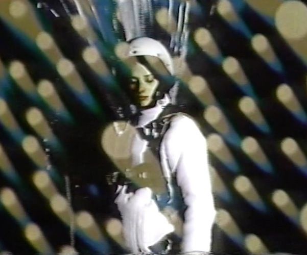 Still from Otto Piene's Electronic Light Ballet, a segment from WGBH's The Medium is the Medium, the first television show of work by video artists in the United States. 1969, Director: Fred Barzyk, Source: The Cyberarts Foundation and Gallery.