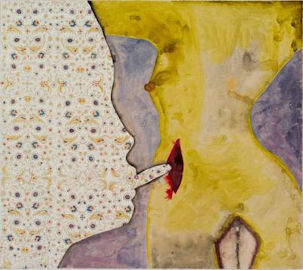No Mud, No Lotus 13, 2013-2014 Watercolor and miniature on handmade paper Collection of the artist, New York, U.S.A.