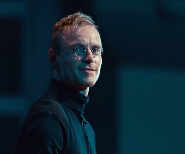 Michael Fassbender as Steve Jobs in the film "Steve Jobs."