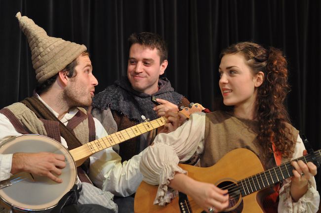 Musican Shepherds (Left to Right) Christopher Martel, Doug Dulaney, Caitlin Rose.