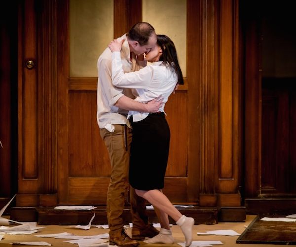 Matthew Spencer and Hara Yannas in "1984." Photo: Ben Gibbs