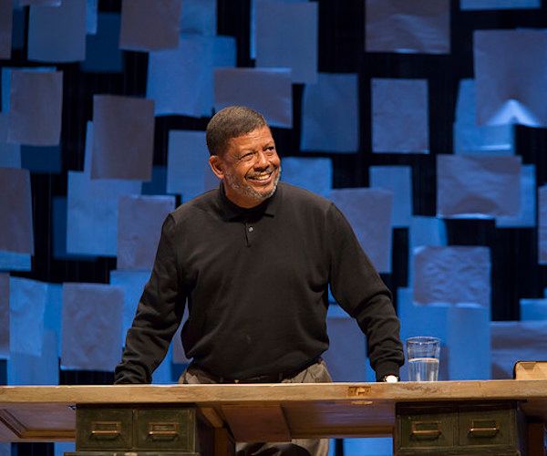 Eugene Lee in How I Learned What I Learned. How I Learned What I Learned plays from March 5 – April 3, Avenue of the Arts / BU Theatre. Photo by T. Charles Erickson