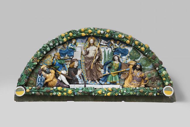 Resurrection of Christ, Giovanni della Robbia, Ca. 1500-1520, Glazed terracotta. Photo: Museum of Fine Arts, Boston.