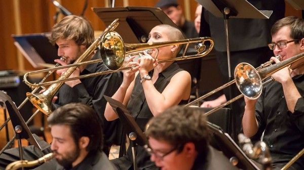 The New England Conservatory Orchestra in action. Photo: NEC Facebook page.