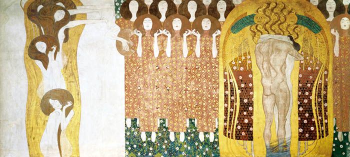 Beethoven Frieze, Gustav Klimt.