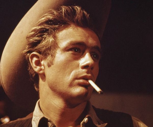 James Dean in "Giant." As an actor, still a beginner.