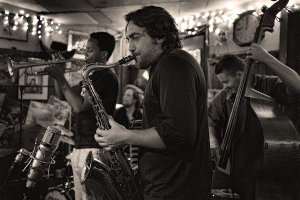 The Noah Preminger Band in action. Photo: