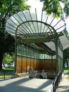 Paris Metro by Hector Guimard. Photo: Paris Metro