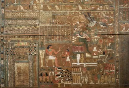 coffin_painting Coffin Painting in Tomb 10A