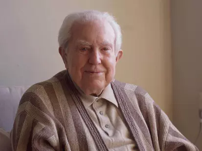 Composer Elliot Carter: Still writing music at the age of 102.