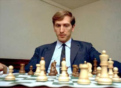 JAPAN PEOPLE BOBBY FISCHER Bobby Fischer at the chessboard, 1971