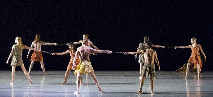 In photo: Mark Morris Dance Group in "Socrates" Credit: Gene Schiavone