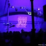 Under the Waterfront Tent at the Burlington Discover Jazz Festival