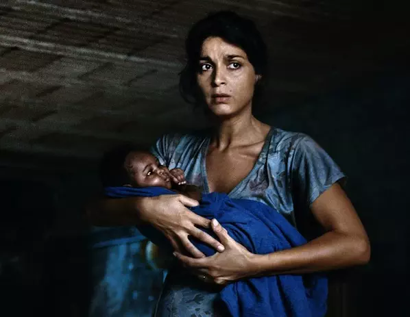 A scene of about immigrants struggling to survive in the film TERRAFERMA