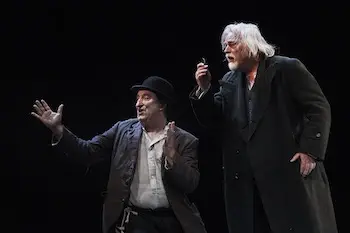 (L to R) Gary Lydon as Estragon and Gavan O