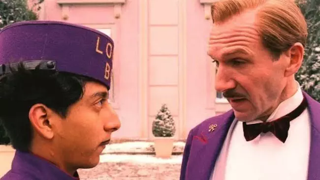 A scene from "The Grand Budapest Hotel."