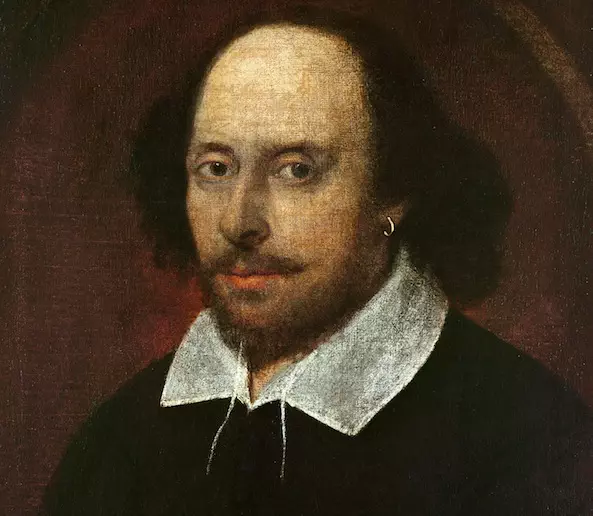 Portrait of William Shakespeare, c.1610 (oil on canvas)