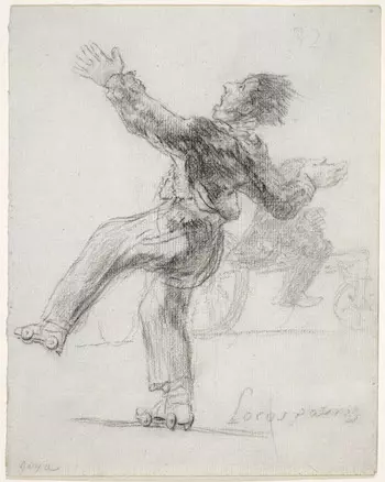 Crazy Skates, Francisco Goya y Lucientes, 1824–28. Photograph: Museum of Fine Arts, Boston