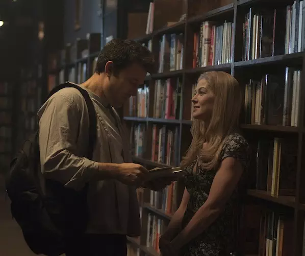 Nick (Ben Affleck) and Amy (Rosamund Pike) having a memorable date in "Gone Girl."