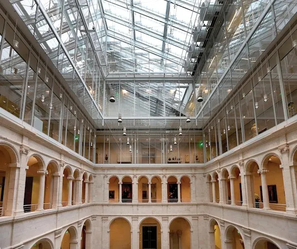 Interior of Harvard Art Museums