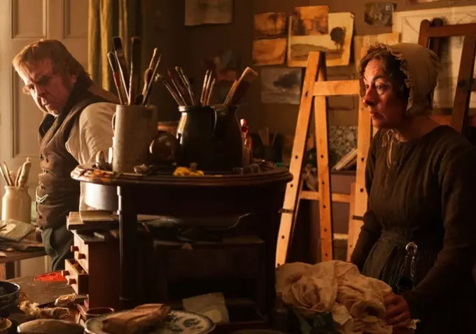 A scene from  Mike Leigh's "Mr Turner"
