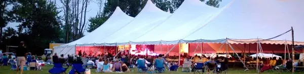 Litchfield Jazz Festival Tents and Grounds