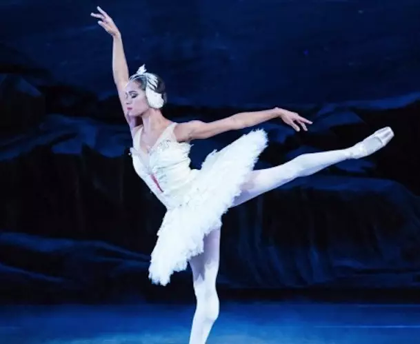 African-American ballerina Misty Copeland made her debut as Odette/Odile in "Swan Lake." Photo: Darren Thomas.