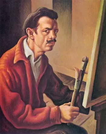 Thomas Hart Benton, Self Portrait.