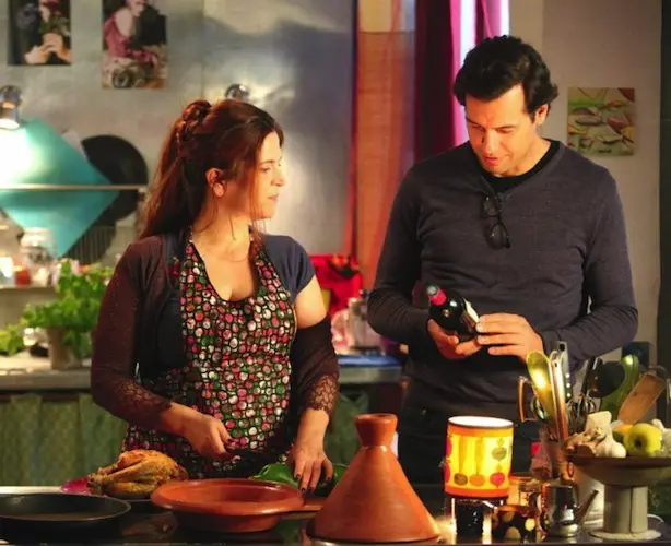 Benjamin Biolay, Marie-Christine Barrault in a scene from "The Easy Way Out."