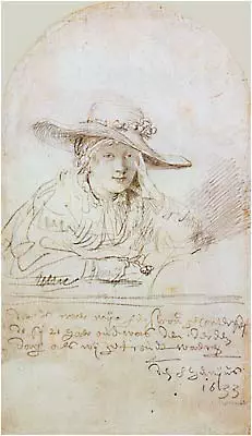 Rembrandt van Rijn, “Portrait of Saskia van Uylenburgh,” 1633
