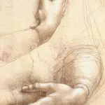 Leonardo da Vinci, “Studies of Hands,” c. 1489/90.