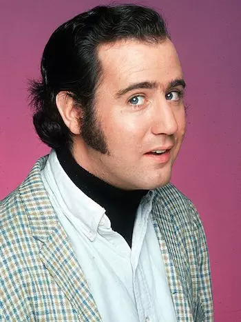 Andy Kaufman -- mostly missing in "The Comedians."