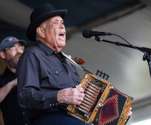 Goldman Thibodeaux & the Lawtell Playboys at the 2016 New Orleans Jazz & Heritage Festival presented by Shell Photo: Josh Brasted.