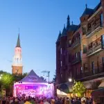 Burlington Discover Jazz Festival street view