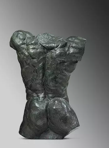 "Large Torso of Falling Man, Known as Torso of Louis XIV," 1904, Auguste Rodin, bronze, Cast by Georges Rudier Foundry, Cast 1969. Bronze .Collection of Phyllis Lambert, Montreal,