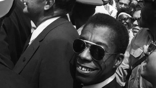 James Baldwin in a scene from the documentary "I am not Your Negro."