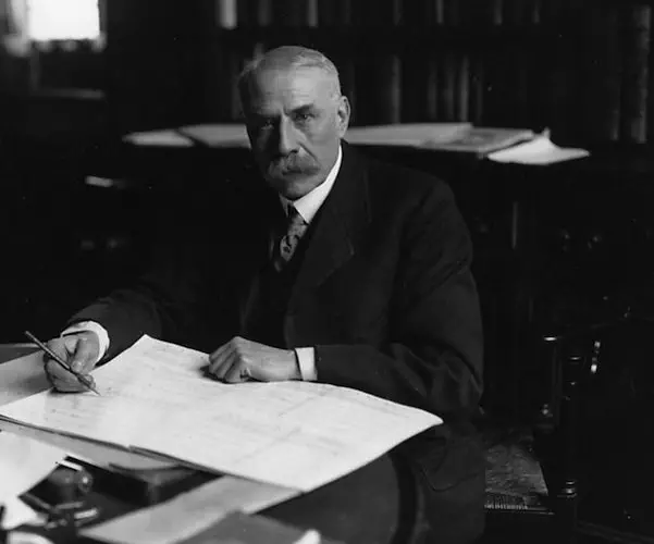 British composer Edward Elgar.