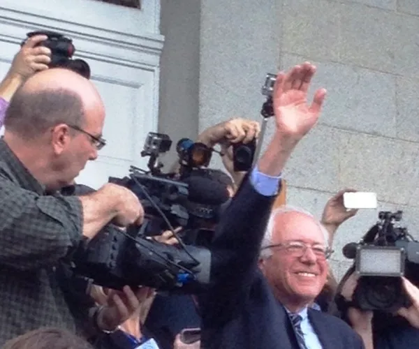 A scene from the documentary "Democracy Through the Looking Glass."