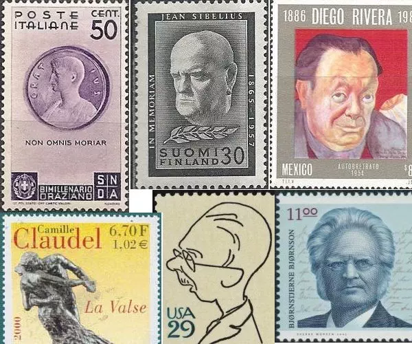 From years 1882-1966 Printable People Stamps