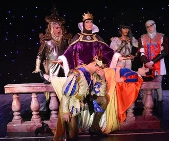 A scene from "Snow White and the Seven Bottoms."